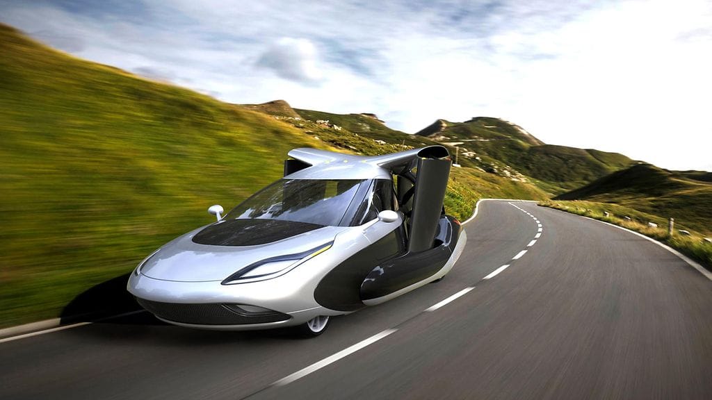 Terrafugia TF-X on yksi konsepti tulevaisuuden lentävästä autosta.