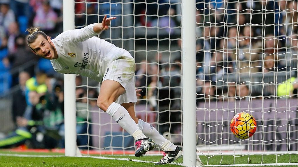 Gareth Bale mätti neljä maalia Real Madridille.