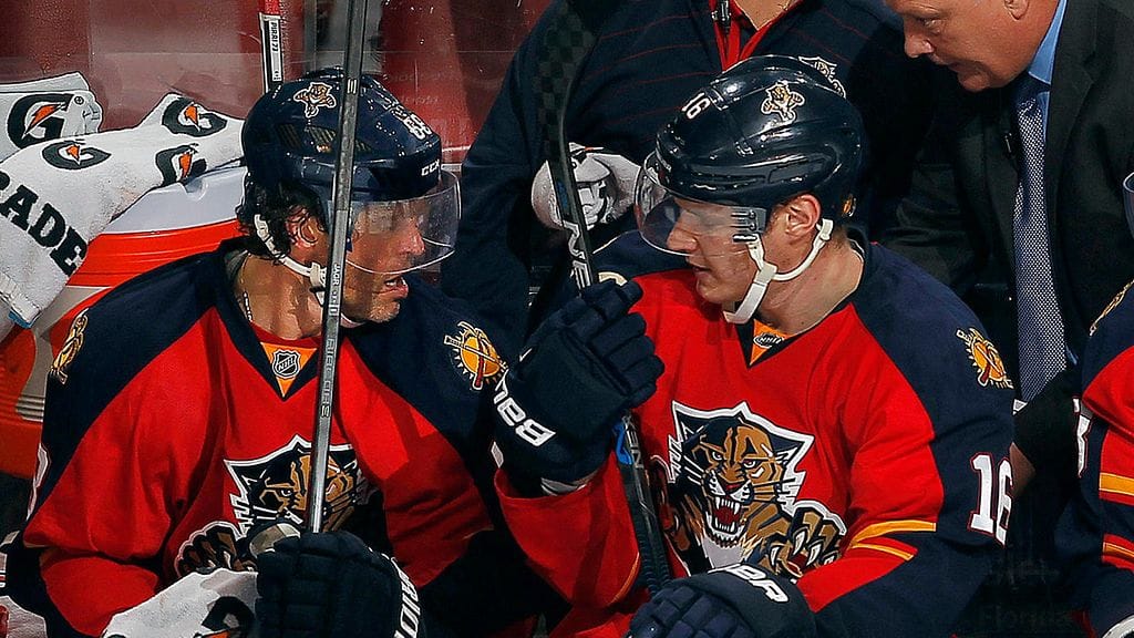 Jaromir Jagr ja Aleksander Barkov, aika velikultia.
