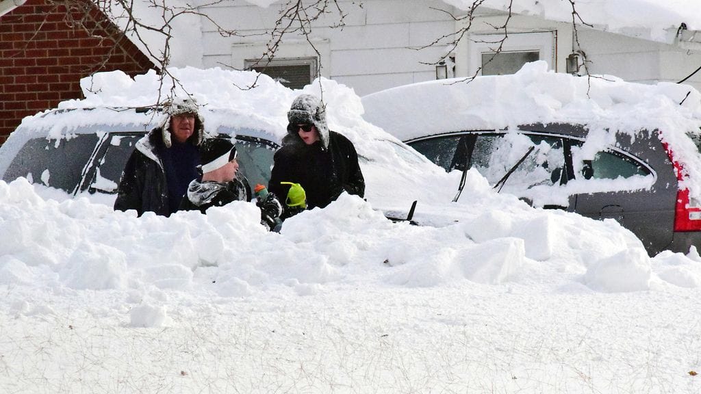 Buffalo lumi myrsky tuisku Yhdysvallat