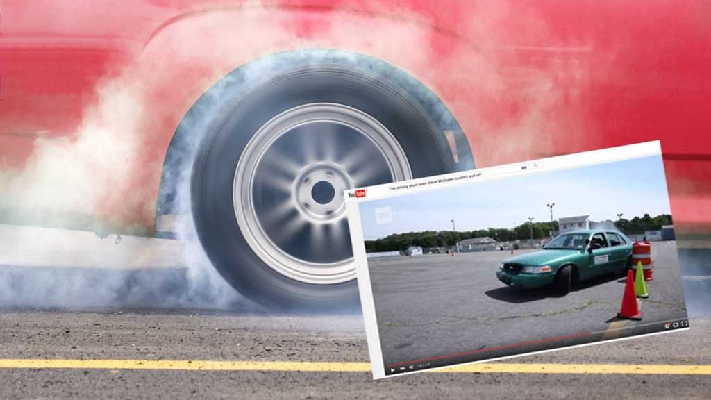 Renkaat saavat kyytiä stuntkuljettajien käsissä.