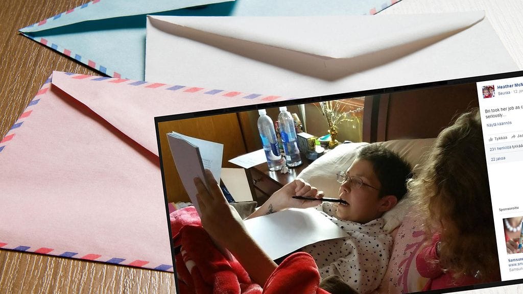 Perheenäiti kirjoittti ennen kuolemaansa koskettavan kirjeen perheelleen ja ystävilleen.