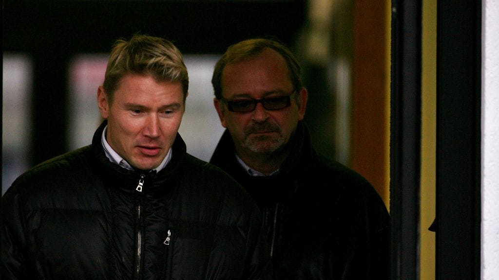 Mika Häkkinen ja Didier Coton vuonna 2006.