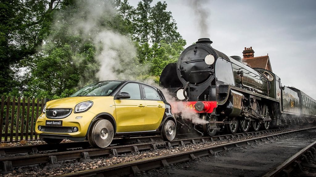 Smart liikkui kesällä myös rautateillä.