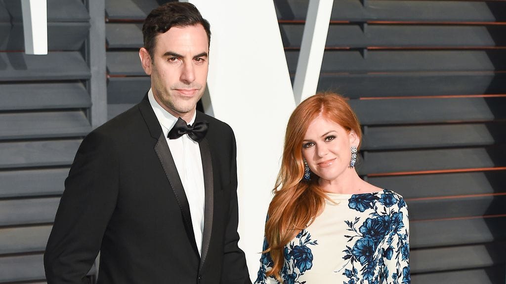 Sacha Baron Cohen ja Isla Fisher.
