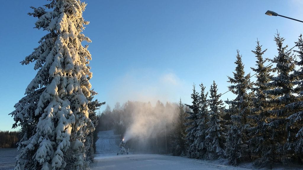Lumetusta Vantaan Hakunilassa