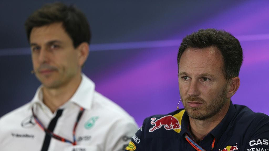 Mercedes-pomo Toto Wolff ja Christian Horner