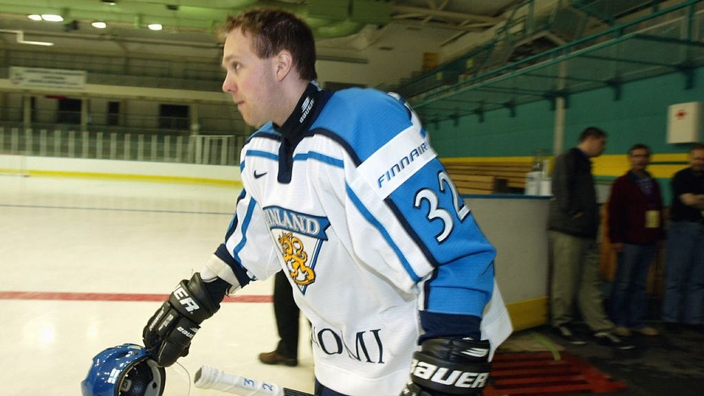 Kimmo Rintanen pelasi viimeisen kerran MM-kisoissa vuonna 2004.