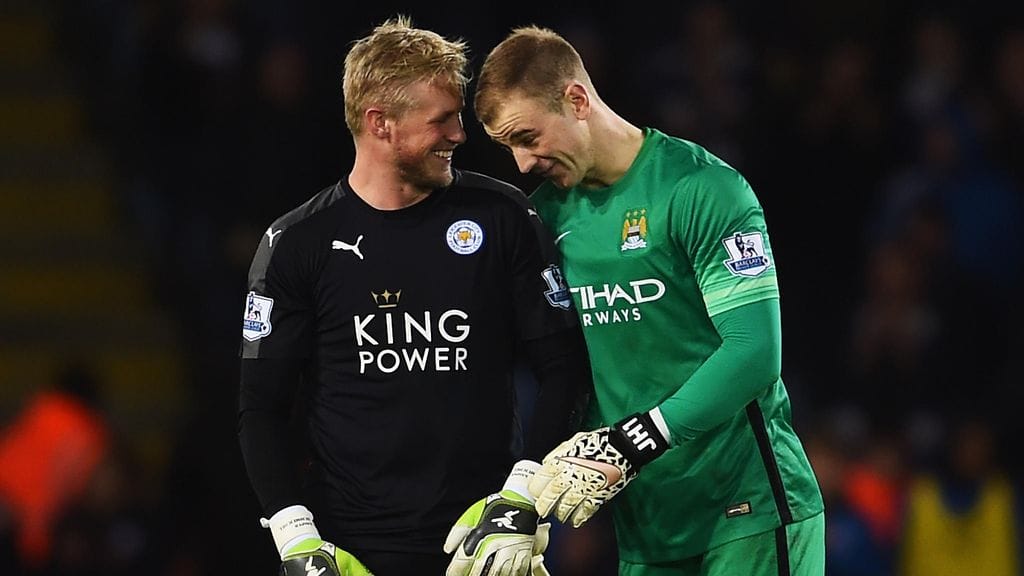 Kasper Schmeichel ja Joe Hart pitivät maalinsa puhtaana.