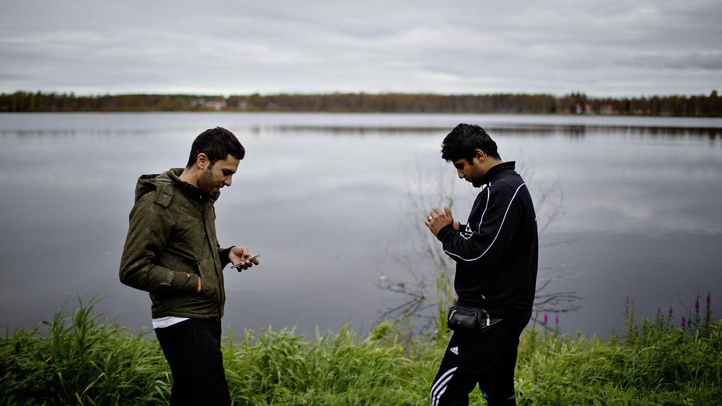 Kuluvan vuoden aikana Lapin rajavartioston rajanylityspaikoilla on hakenut turvapaikkaa jo yli tuhat ihmistä. Kuva on Kansallismuseion näyttelystä.