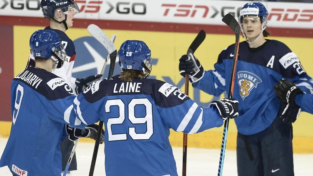 Jesse Puljujärvi, Patrik Laine ja Sebastian Aho ovat vallanneet pistepörssin kärkisijat.