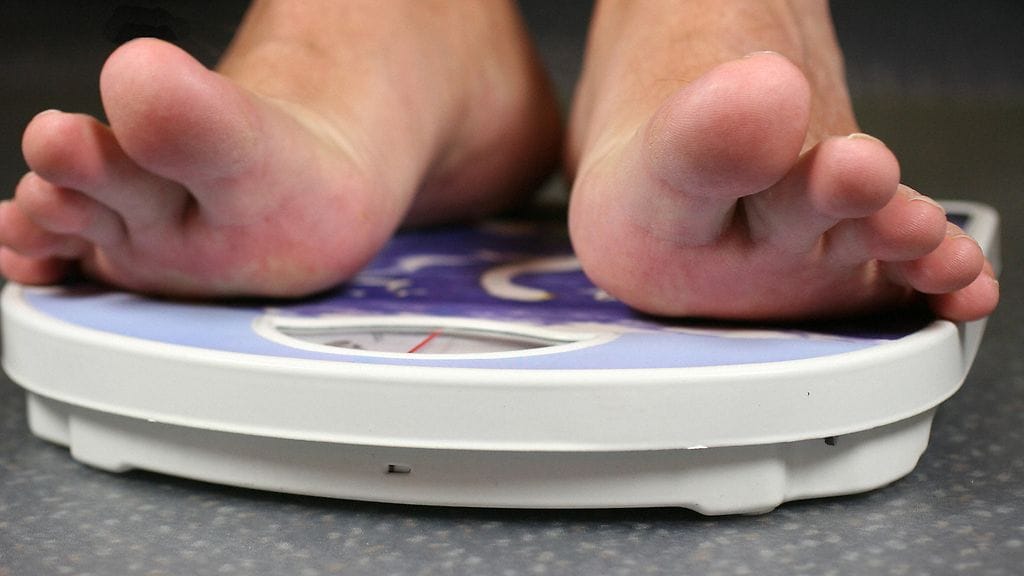 "Voi ei, 200 grammaa enemmän kuin eilen!"