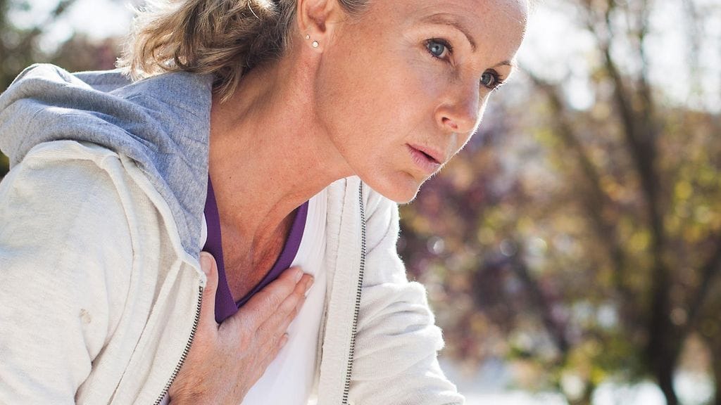 Astmaatikko saa oireita herkästi. Kuvituskuva.