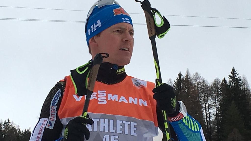 Sami Jauhojärvi Lenzerheidessa uudenvuodenaattona.