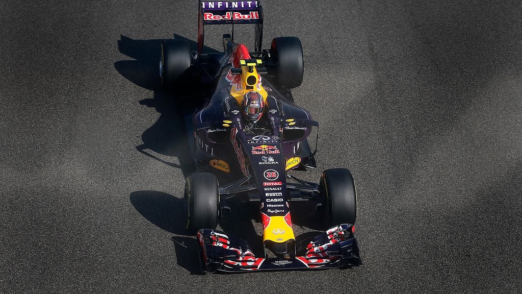 Red Bullin Daniil Kvjat.