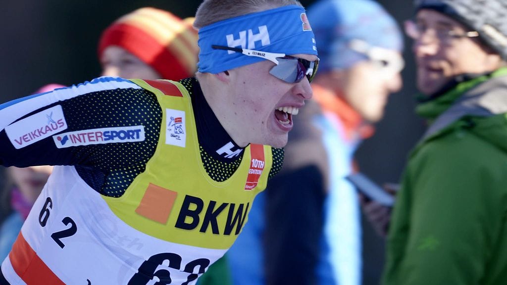 Iivo Niskanen revitti Lenzerheiden sprintissä perjantaina.