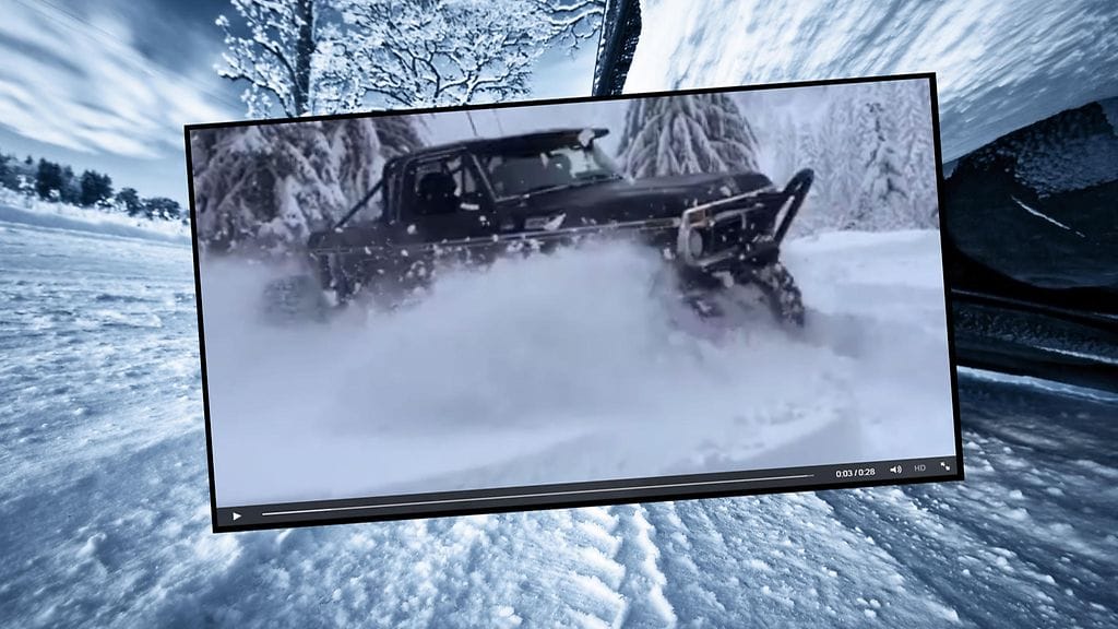 Tällä menopelillä kelpaisi ajella korkeissakin kinoksissa.