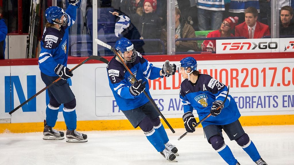 PuLa-Aho-ketju eli Patrik Laine, Jesse Puljujärvi ja Sebastian Aho.