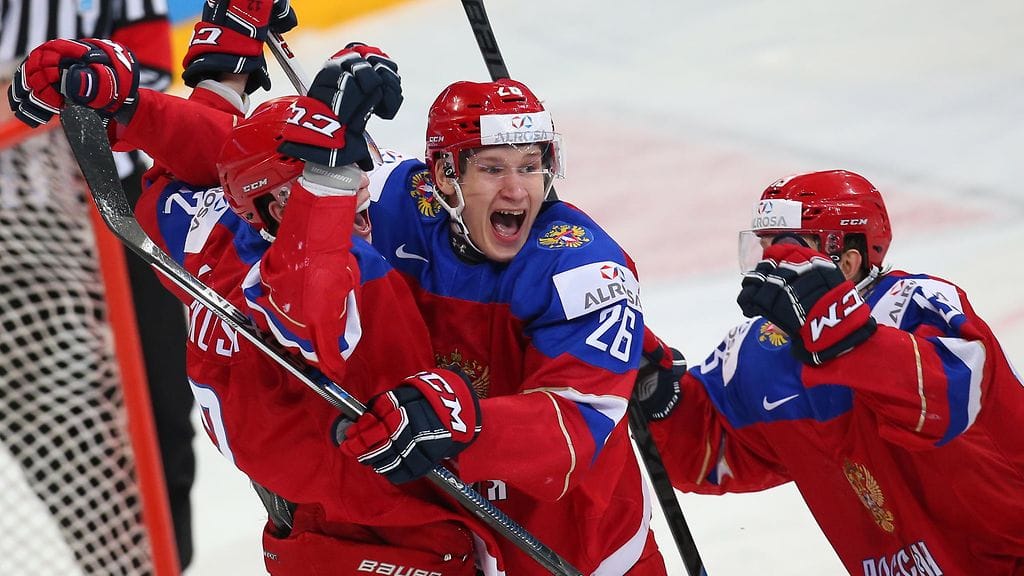 Ykkosketjun miehet Pavel Kraskovski, Jegor Korshkov ja Aleksandr Polunin olivat järjestelemässä Venäjän molempia osumia.