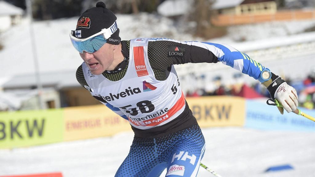 Ville Nousiainen Lenzerheidessa sunnuntaina.