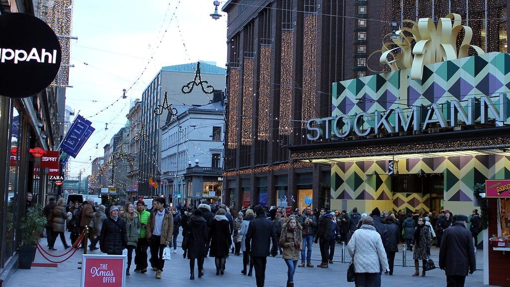 Suomalaista katutyyliä Helsingissä joulukuussa 2015