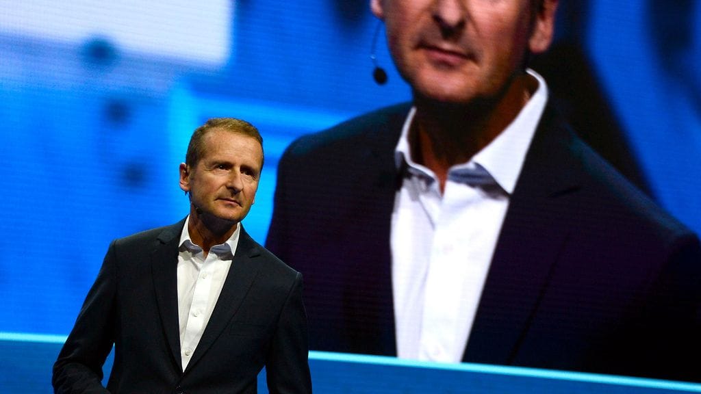 Volkswagenin Herbert Diess CES-tapahtumassa Las Vegasissa