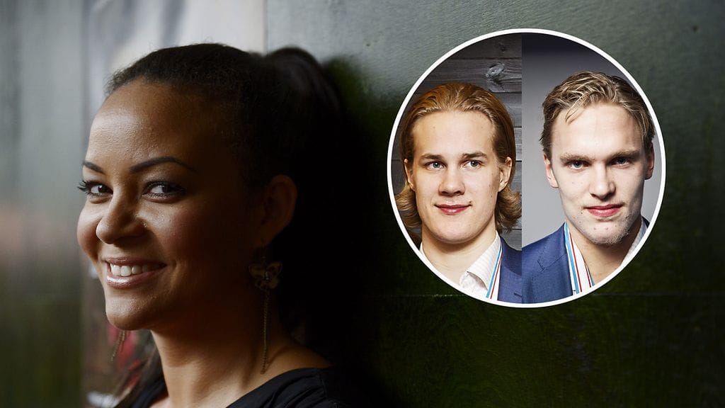 Lola Odusoga päätyi yhteiskuvaan kahden MM-kultamitalistin kanssa.