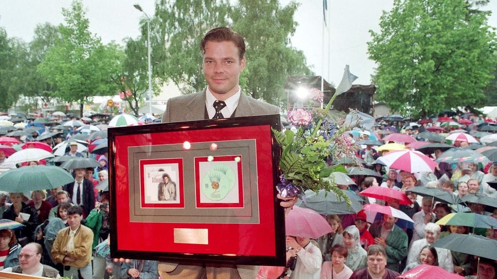 Jari Sillanpää 13.7.1996 Tangomarkkinoilla