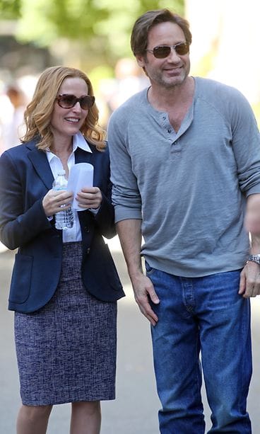 Gillian Anderson ja David Duchovny 9.6.2015 2