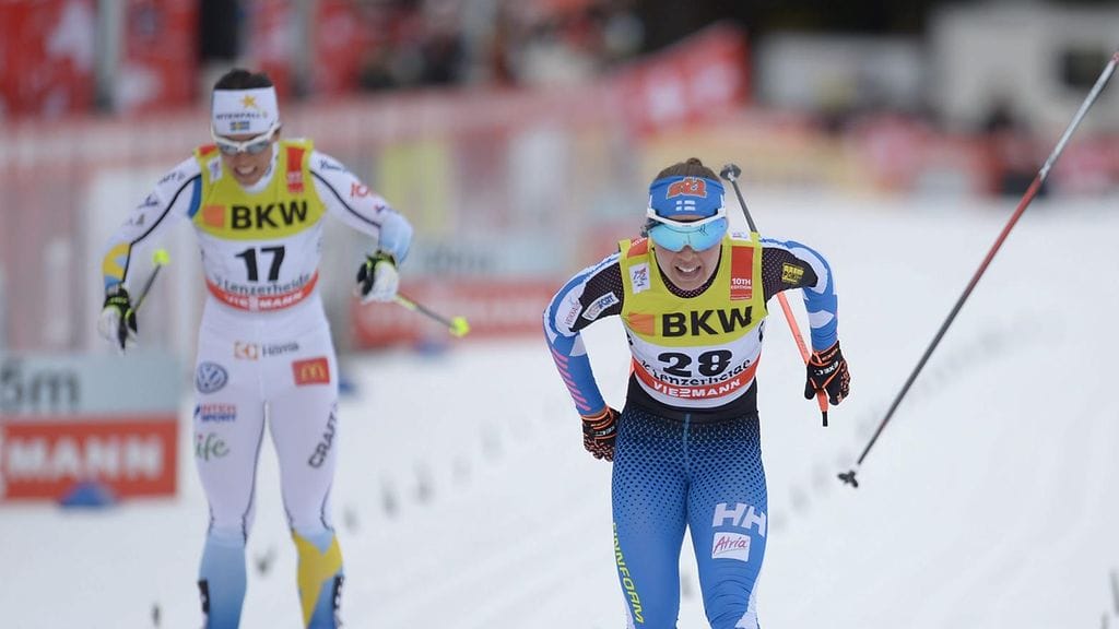 Nouseeko Kerttu Niskanen (oik.) vielä Charlotte Kallan ohi?