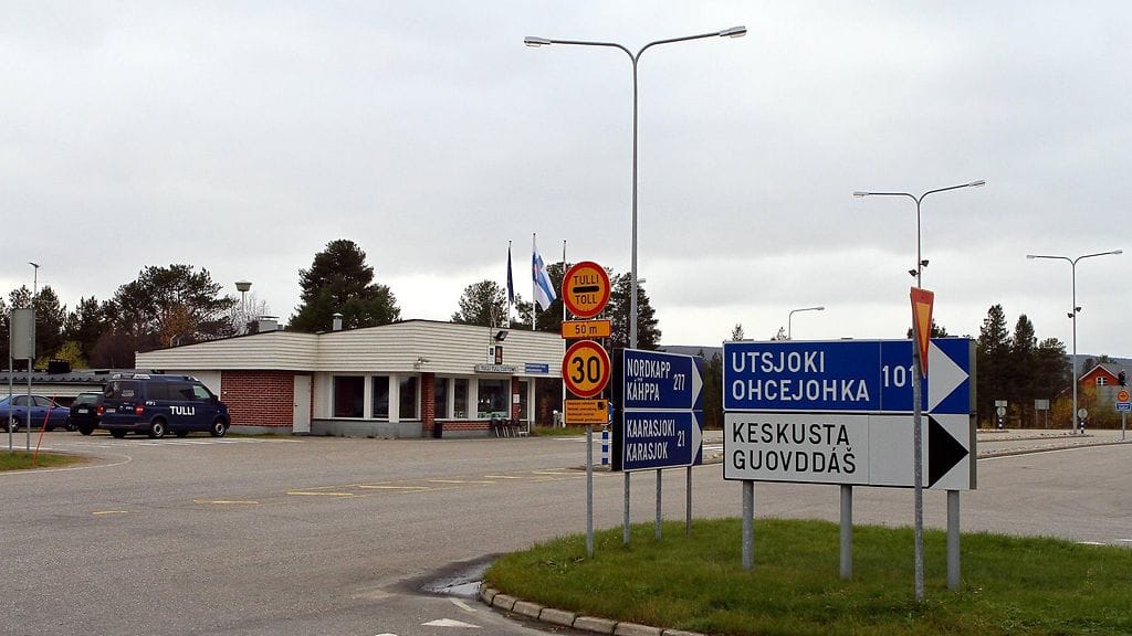 Lappi Utsjoki rajanylitys