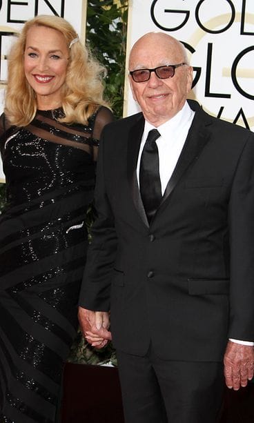 Rupert Murdoch ja Jerry Hall 10.1.2016 2