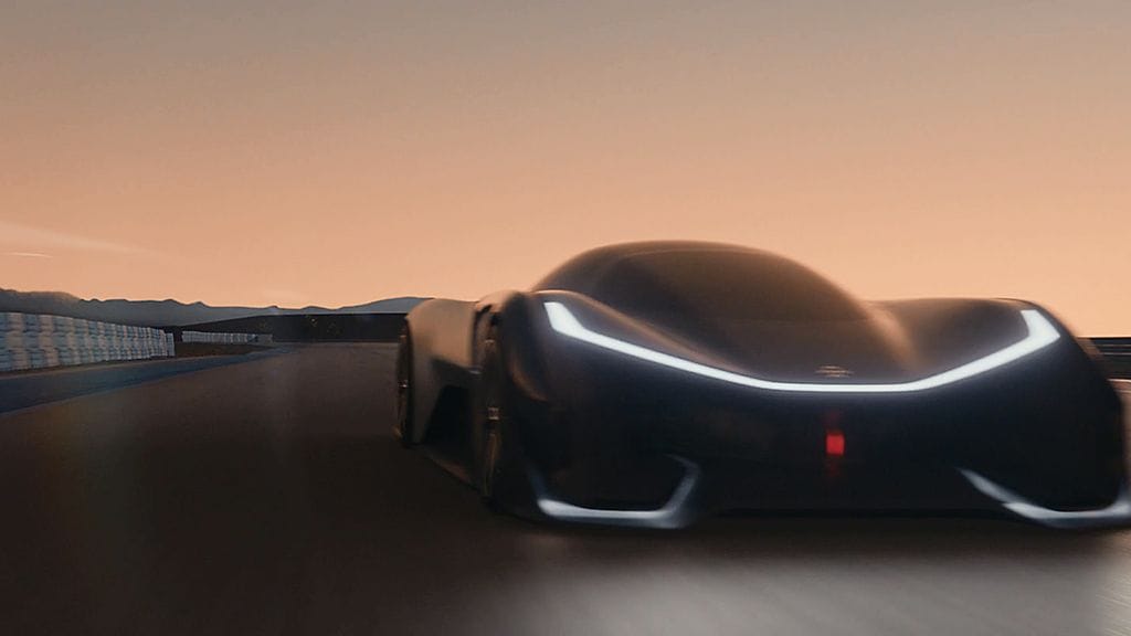 Faraday FFZERO1 esittelyvideolla.