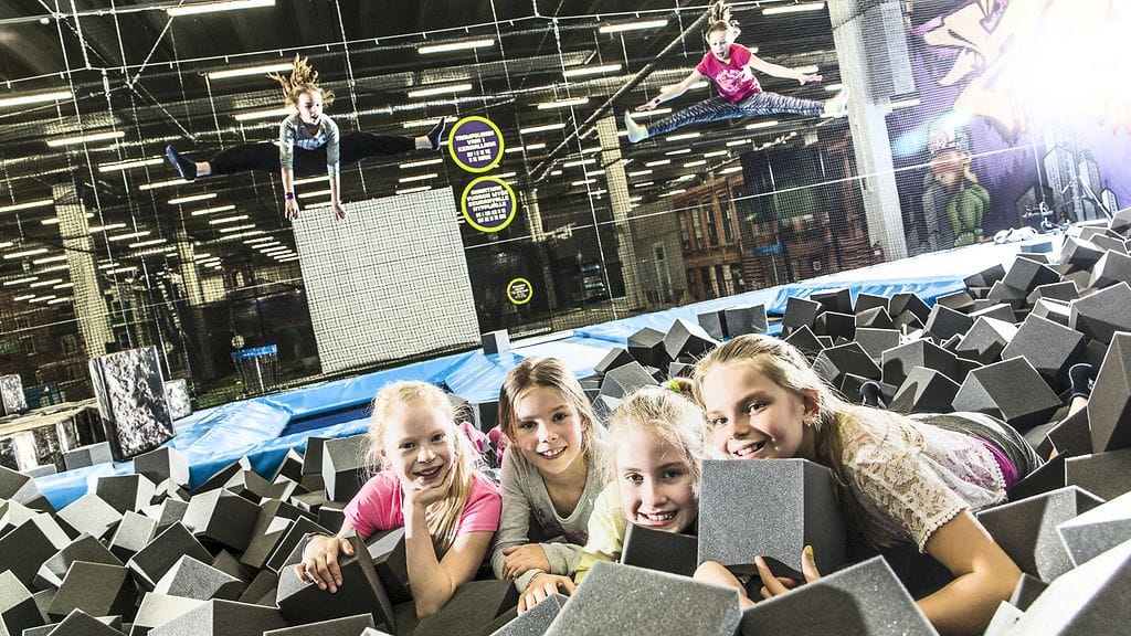 SuperParkit löytyvät Oulusta, Vantaalta ja Kuopiosta. Konseptiin kuuluu myös maailman suurin Angry Birds Activity Park, joka sijaitsee Vuokatissa. Kuva: SuperPark Oy