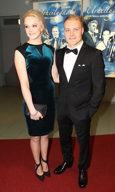 Bottas ja Pikkarainen Urheilugaalassa 2