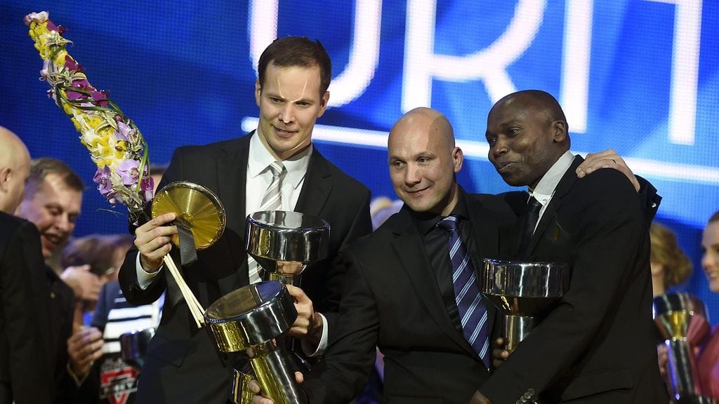 Tero Pitkämäki, Petteri Piironen ja Wilson Kirwa.