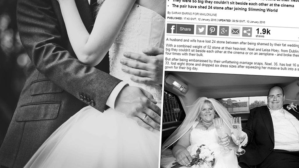 Irlantilaiset Leisa ja Noel Hoye pudottivat yhteensä huimat 150 kiloa.