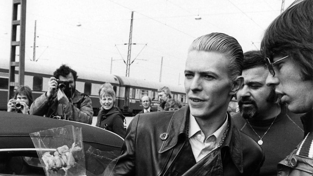 David Bowie kuvattuna Helsingissä vuonna 1976.