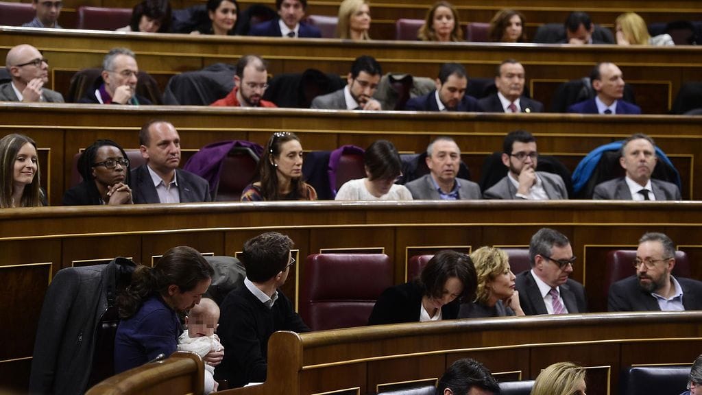 Espanjan parlamentin istunto 13. tammikuuta 2016.