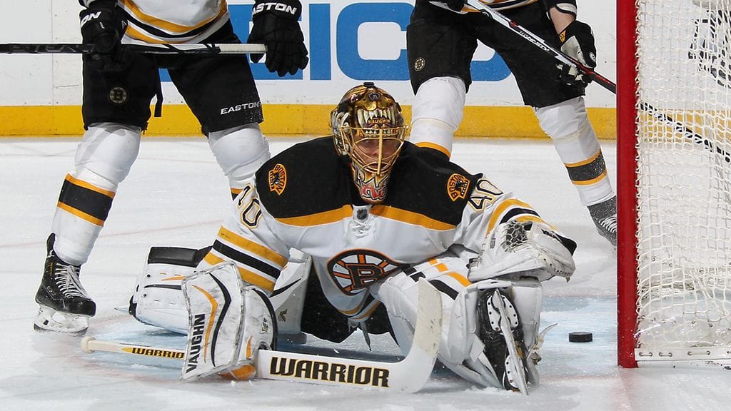 Tuukka Rask antautui kolmesti Philadelphiassa.