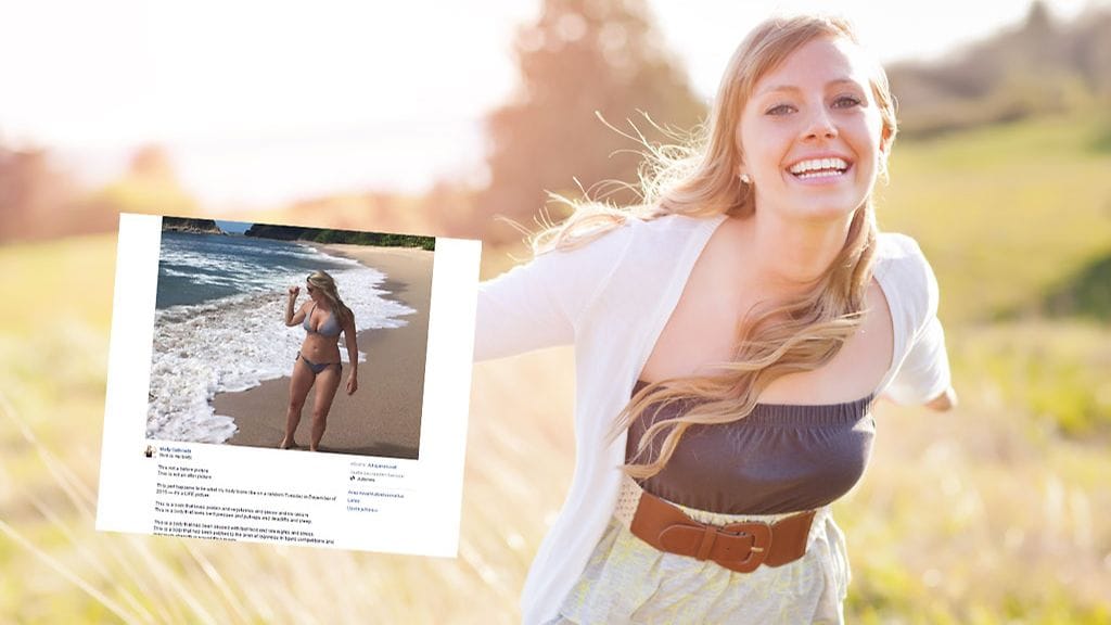 Rohkea Facebook-päivitys kannustaa naisia olemaan ylpeitä vartaloistaan.