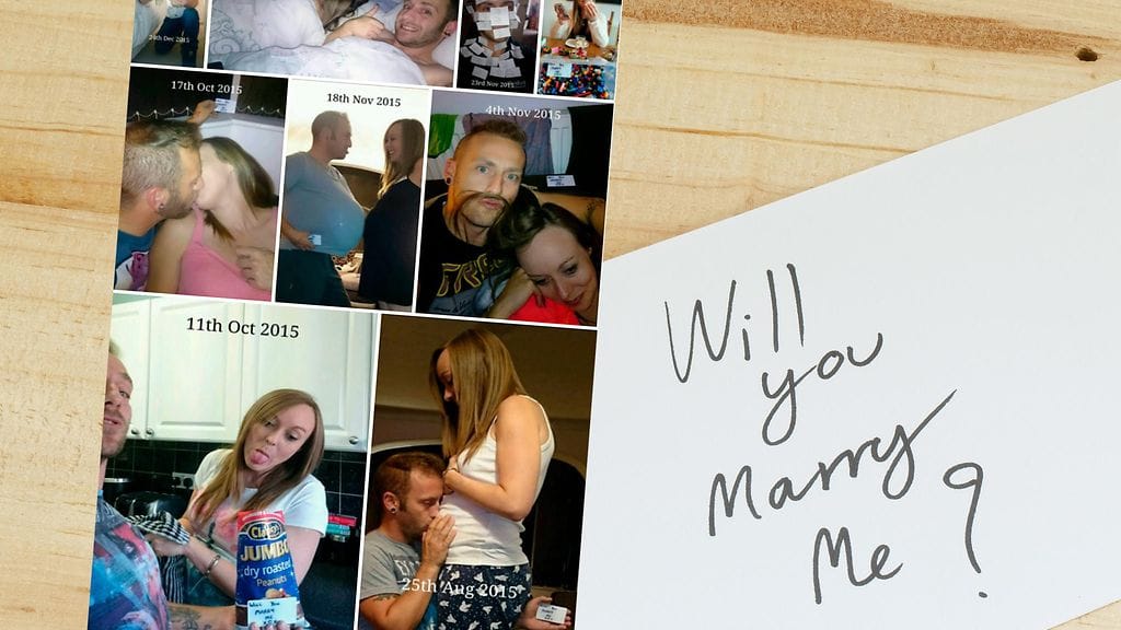 Tyttöystävällä ei ollut aavistustakaan poikaystävänsä kosintasuunnitelmista.