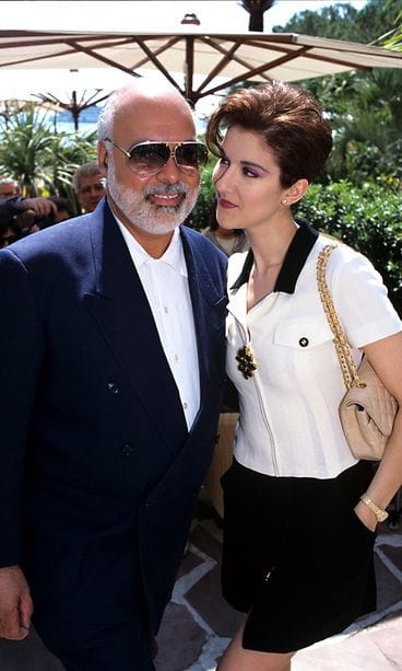 Celine Dion ja Rene Angelil vuonna 1990