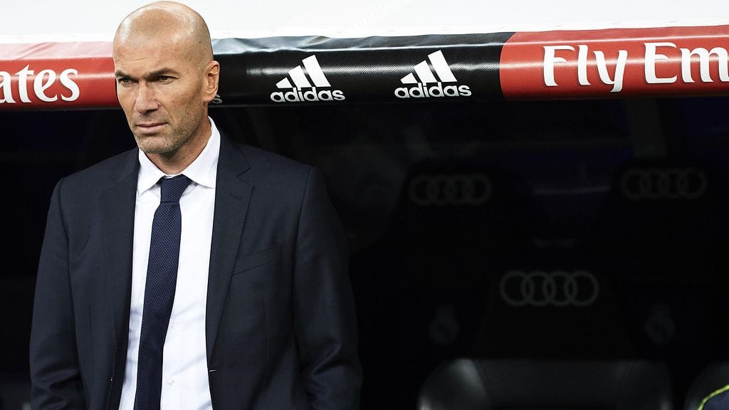 Zinedine Zidane aloitti Real Madridin päävalmentajana tammikuussa.