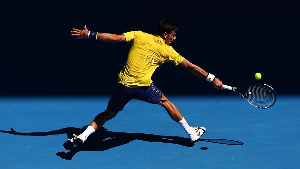 Novak Djokovic aloitti Grand Slam -urakkansa selvällä voitolla.