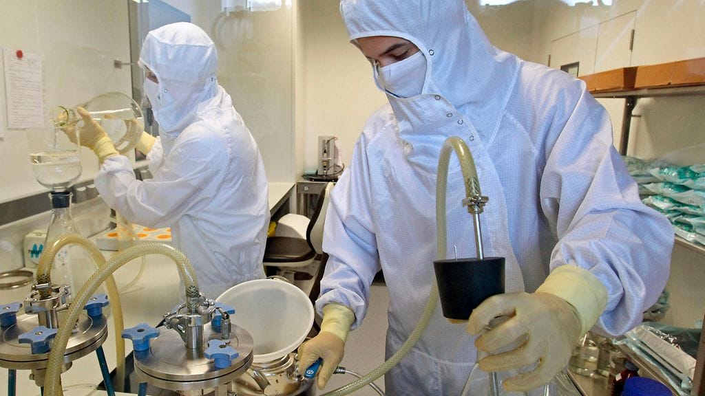 Lääketutkimusta Bialin tehtaalla Portugalissa.