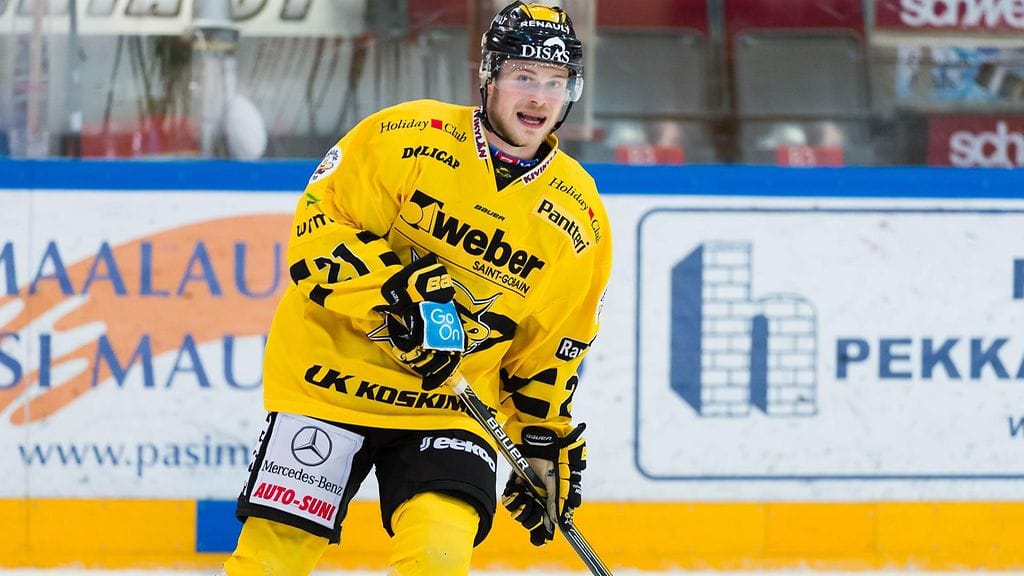 Valtteri Virkkunen on iskenyt tällä kaudella kuusi maalia SM-liigassa.