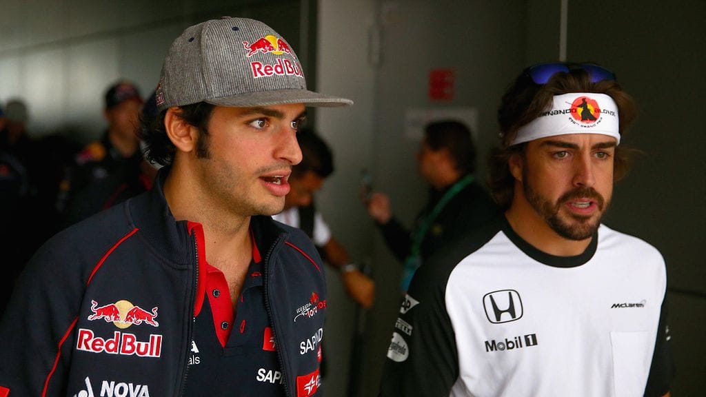 Carlos Sainz ja Fernando Alonso.