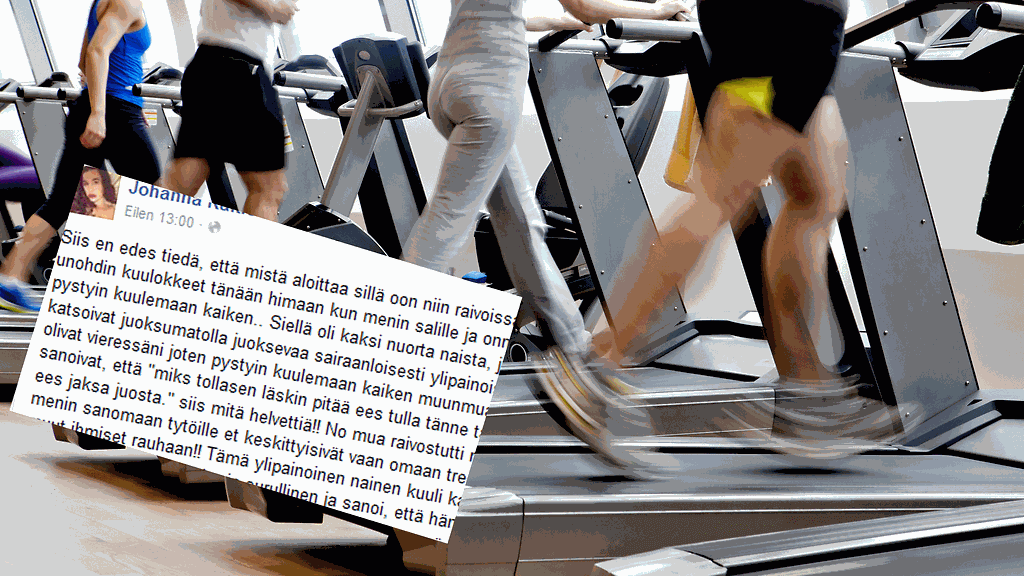 "Jokaisella pitäisi olla oma vapaus urheilla, oli se sitten salilla tai uimahallissa", muistuttaa kiusaamistilanteeseen puuttunut Johanna Raitio.