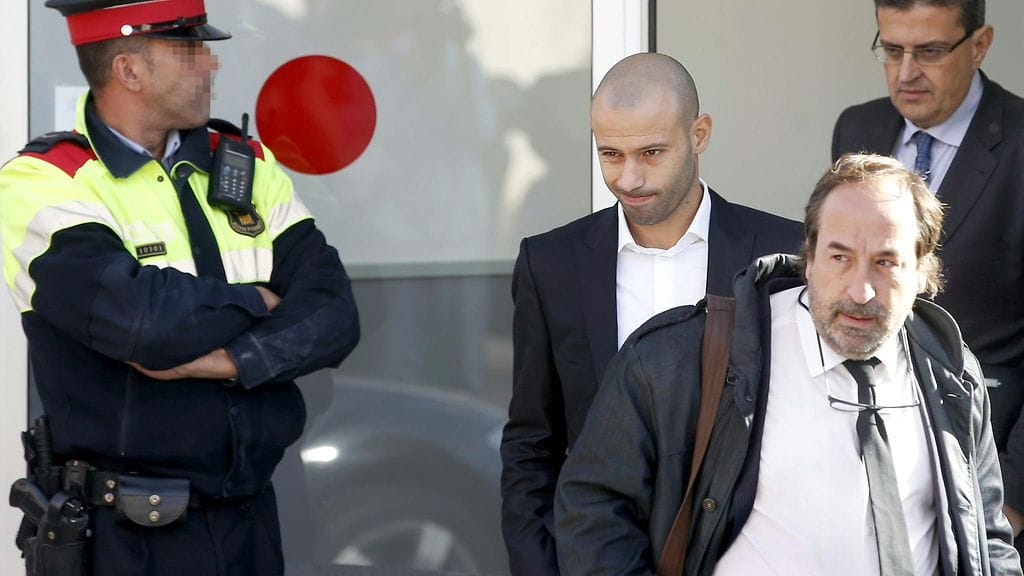 Javier Mascherano myönsi syyllisyytensä viime vuoden puolella.